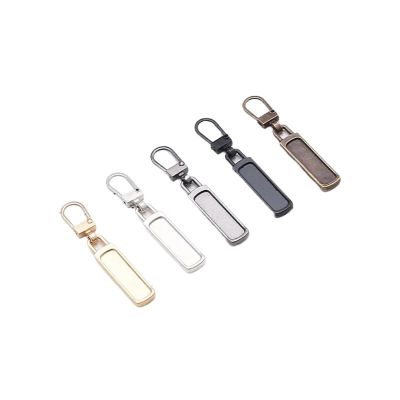 10pcs Universal Detachable Metal Zipper Pulls Instant Repair DIY Sewing Tool Suitable for Luggage, Bags, and Clothing(Gray)