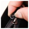 10pcs Metal Zipper Pulls Replacement Tabs Quick Fix DIY Sewing Parts for Use On Clothing and Wallets(Black) view 4
