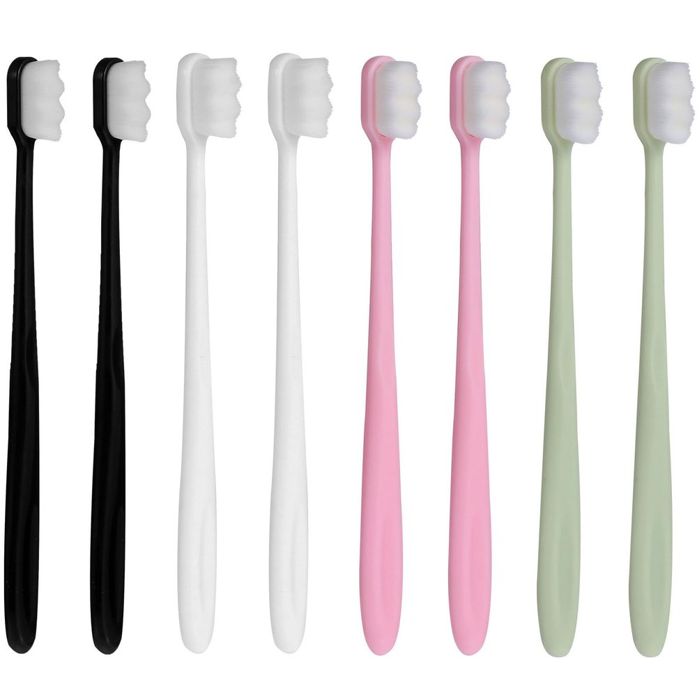 Abaodam 8pcs Super Soft Toothbrush Maternal Toothbrush for Puerpera Pack for Postpartum Oral Cleaning and Gums Deep Cleaning at Home Travel