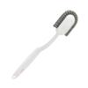 COLLBATH Long-Handled White Soft Bristle Cleaning Brush for Shoes and Laundry, Household Washing Brush for Bathroom and Floor Cleaning view 1