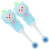Abaodam Kids Toothbrush 2pcs Soft Bristle Children's Toothbrushes Cute Bear Design Round Head for Toddlers Ages 0-9 Comfortable Grip Gentle Cleaning Oral Care for Daily Use view 1