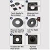 Rubber Drain Alteration Rings Rubber Transite Rinngs Reducer for Enhances Bathroom Fittings Compatibility Shower Drain Converters view 4