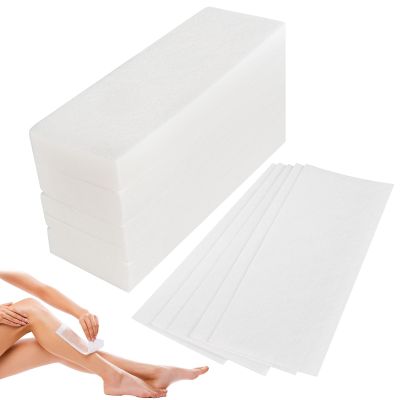 200 Pcs Non-Woven Wax Strips for Any Type of Depilation on Leg, Chest, Back, Intimate Area and Face Waxing Strips,Wax Paper Gentle & Effective