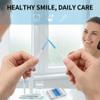 TGYDRT 300 Pack Interdental Brushes, Dual-Use Dental Floss and Toothpicks,Silicone Dental Brushes Cleaning Tools for Teeth Braces,Green view 4