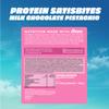 More Protein Satisbites, 12 x 2 x 25 g, Milk Chocolate Pistachio, up to 16 g Protein per Serving, no Added Sugar, Made in Germany view 4