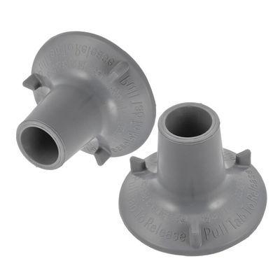 2pcs Rubber Suction Cups Shower Chair Leg Caps Non Slip