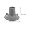 2pcs Rubber Suction Cups Shower Chair Leg Caps Non Slip view 2