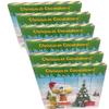 Christmas Countdown Sour Candy Advent Calendar 24-Day Festive Sweet Box with Tangy Treats and Cut-Out Stand-Up Figures Holiday Countdown Gift Set (Pack of 6) view 1