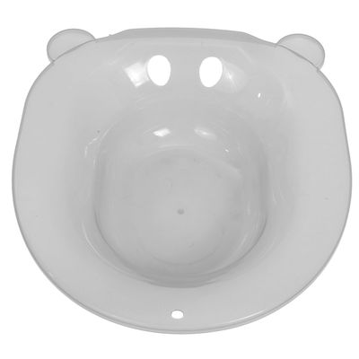 Abaodam Transparent Women S Sitz Bath Basin for Postpartum Care Non-Slip Plastic Design with Anti-Overflow Wide and Deep Soaking Tub for Toilet Use Essential Bath Product for Hygiene