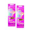 Bic Twin Lady Sensitive Razors - Twin Blade Smooth Shave Razor, Gentle Sensitive Skin Razors, Disposable & Easy Glide Hair Removal Shaving Razor for Body view 1