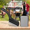 Pumice Stone Brush | Grime Removal Tool | BBQ Cleaning Pumice Stone Brush - for Frying Pans Stovetops Grill Grates Range Hood Filters Camping Stove view 4