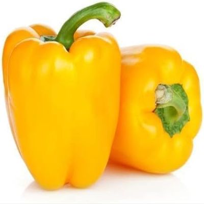 Veena's Paprica Yellow 1KG Yelow Capsicum 100% Fresh Vegetable Indian Origin