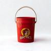 Buc-ee's Mini Red Bucket, 18 Ounce Portable Container with Handle, Plastic Storage Pail view 1
