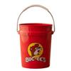 Buc-ee's Mini Red Bucket, 18 Ounce Portable Container with Handle, Plastic Storage Pail view 3