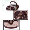 Foot Spa/Bath Massager with Bubbles and Lights, Foot Bath Massager with Automatic Massaging Rollers, Relieve Foot Pressure with 6 in 1 Function Cozy view 4