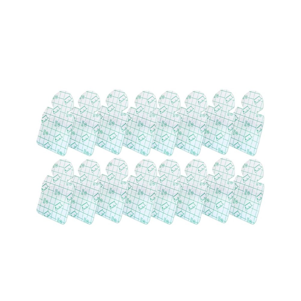 OATIPHO 20Pcs Ultrathin Heel Stickers, PU Film Moisturising Heel Pads for Cracked, Dry Feet, Protect Against Rub and Scratch, for Uncomfortable Shoes and High