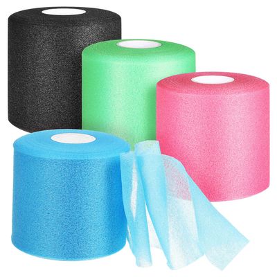 Abaodam Breathable Athletic Tape Pre Wrap 4 Rolls 7cm x 27m Sports Tape Underwrap for Outdoor Training Boxing Football Hand Support