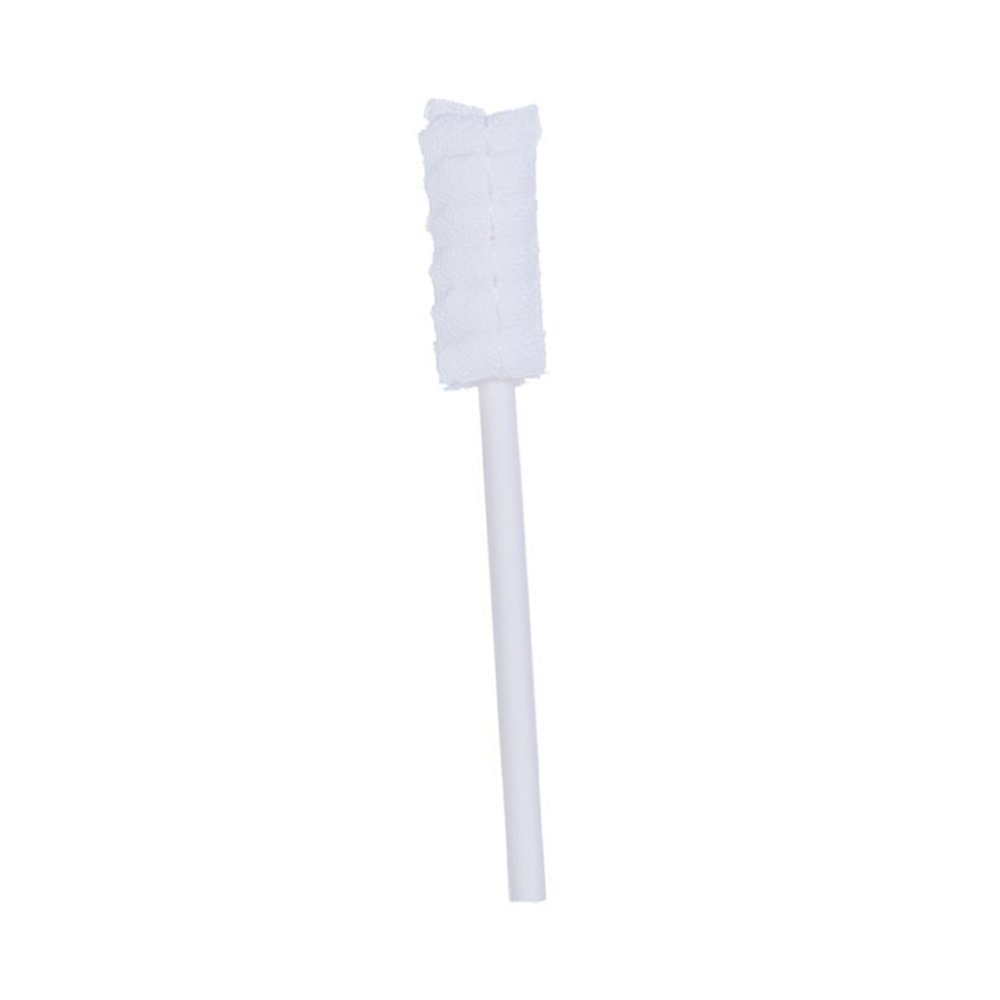 GARVALON 10pcs Gauze Oral Cleaning Brush Disposable Soft Absorbent Mouth Care for Newborn White