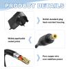 6V Charger for Omron Blood Pressure Monitor, Power Adapter Compatible M2 M3 M4 M6 M7 X3 Comfort X2 Basic X2 Smart X7 Smart, 6V UK Charger Power Adapter for M500 M400 M10-IT view 3