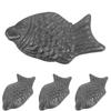 CHILDWEET 4pcs Cast Iron Fish-Shaped Cooking Tools for Safe Iron Boost Vegan Pregnant Women Supplement Multipurpose Natural for Soups Stews Drinks and Athlete Nutrition view 1