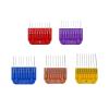 5pcs Animal Stainless Steel Guide Comb Set For 10#/15#/30# Detachable BladeCompatible For Oster A5, Compatible For WahlKM Series Clipper view 2