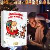 Christmas Countdown Toy 2D Flat Acrylic Dog Design Ornament view 3