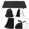 Alanmoship Felt Sauna Hat For Heat Protection And Hair Care, Prevents Headaches And Cold, Comfortable Fit To Shield Scalp And Ears During Sauna For Sessions, Black(1pc black/white) view 4