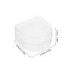 Hoement 4pcs Braces Box Dentures Holder Teeth Storage Box for Mouthguards Travel Case Dentures Beads Cases view 2