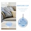 TOVINANNA Cleaning Storage Box for Case Portable Denture Invisible Brace Storage Box for Traveling and Daily Use view 2