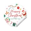 Christmas Chocolate Coins & Sticker Party Favors Kids Party Bag Fillers Festive Holiday Treats Santa gifts Stocking fillers - D4-24 stickers view 2