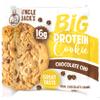 Uncle Jacks BIG Protein Cookie 12 x 100g High Protein Soft-Baked Cookie 16g Protein Delicious On-the-Go Snack | Chocolate Chip view 2