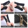20Pcs Universal Metal Zipper Pull Replacement Instant Repair Head Puller for Clothing Bags DIY Sewing Sliders(Gold) view 4