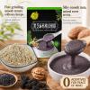 500g Black Sesame Walnut Mulberry Powder - 7 Natural Ingredients with Black Beans, Oats, 10 Bags Individually Packaged, Nutrient-Rich Grain Porridge for Daily Moment, Winter Warming, Relaxation view 3