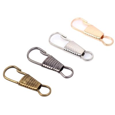 10Pcs Removable Zipper Pull Repair Kit for Damaged Pulls On Travel Bags and Luggage(Brass)