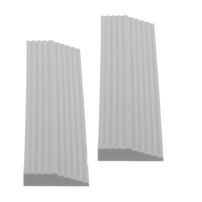 HEMOTON 2Pcs Compact Lightweight Sweeping Robot Ramp for Doorways Threshold Entry Ramp Mats Anti-skid Portable Climbing Pads for Small Steps Easy DIY Installation for Home Use