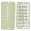 VERDANVERSE 2pcs Multi-functional Laundry Shoe Cleaning Brushes Portable Household Scrubbers with Fine Bristles for Clothes Shoes Bathroom Travel Light Green view 1
