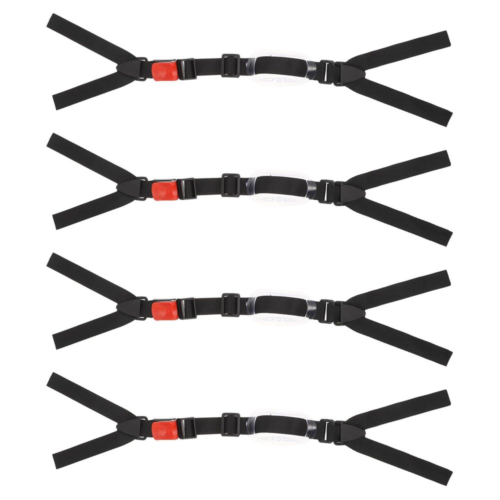 ELAYARD 4pcs Adjustable Hard Hat Chin Strap Wear-resistant Safety Straps for Helmets Comfortable Portable Replacement for Construction Cycling Climbing Workers