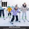 Healvian 3PCS Black Sponge Handle Grips for s Ski Poles, Non-Slip Walking Cane Accessories Crutch Padding for Outdoor Winter Sports view 4