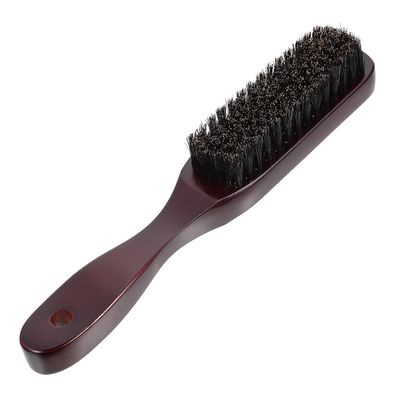 Cabilock Wooden Beard Brush and Hair Barber Use with Ergonomic Design, Lightweight for Men and Professional Facial Cleaning Brush, for Mustache Grooming