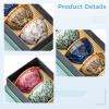 boxoon Chinese Ceramic Teacup Set, Five Cups, 4.2 Fl Oz, Gift Box view 4