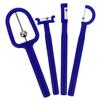 Abaodam Tongue Tip Exercise Tool 4pcs Set for Speech Therapy and Oral Muscle Strengthening Portable Trainer for Adults and Boys and Girls Blue view 1