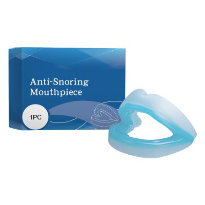 Anti Snoring Mouthpiece, Professional Portable Silicone Sleep Guard, Adjustable Anti-Snore Mouth Guard Device, Easy to Use Jaw Alignment Solution for Men Women Teens Youth Family