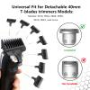 8 Piece Limit Combs Set - Compatible with Wahl 40mm Detachable T-Blade Trimmer Models, 8 Precision Replacement Guard Attachments (1/16" to 1/2") view 3