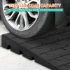 24"x42"x2.5" Rubber Threshold Ramp, 2.5" Rise Portable Wheelchair Ramp, 2500LBS Capacity for Wheelchairs, Stairs Steps Home Pets Doorways, with 3 Channels Cord Cover view 3