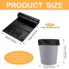 20L Biodegradable Food Waste Bags, 100Pcs Compostable Food Waste Garbage Bags, Compostable Compost Caddy Liners, Recycled Degradable Rubbish Garbage Trash Bags for Kitchen Office(60 x 50 cm, Black) view 2