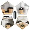 20L Biodegradable Food Waste Bags, 100Pcs Compostable Food Waste Garbage Bags, Compostable Compost Caddy Liners, Recycled Degradable Rubbish Garbage Trash Bags for Kitchen Office(60 x 50 cm, Black) view 4