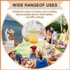 24oz Mini Drink Buckets with Lids and Straws, Christmas Drink Buckets with Lids and Straws,Reusable Clear Plastic Bucket Cups for Drinks,Suitable for Outdoor Beverage Packaging Pool Party (35oz,36PCS) view 4