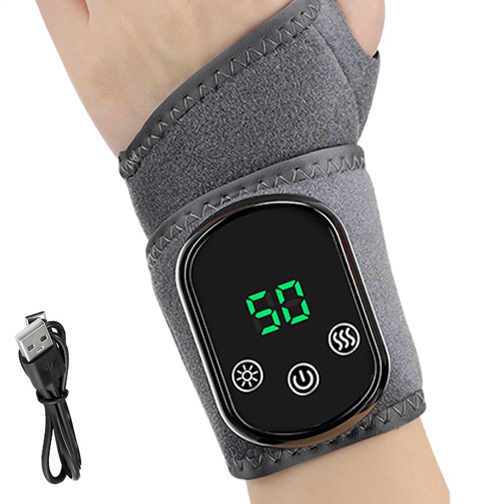 Heating Pad for Wrist 5 Heat Levels, 3 Vibration Modes