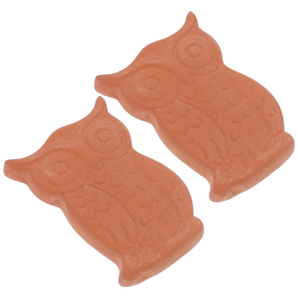 Alipis 2pcs Reusable Moisture Absorber for Storage Clay Owl Shaped Sugar Saver for Kitchen Jars Clay Moisture Absorption Saver for Container Baking