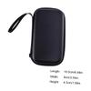 Gogogmee Portable Eva Storage Bag for Thermometer Shockproof Protection and Splash Resistance, Compact Carrying Case Lanyard for Home and Travel Use (black view 2